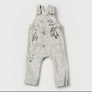 Disney Winnie the Pooh Baby Overalls 6–9 Months Gray Tigger